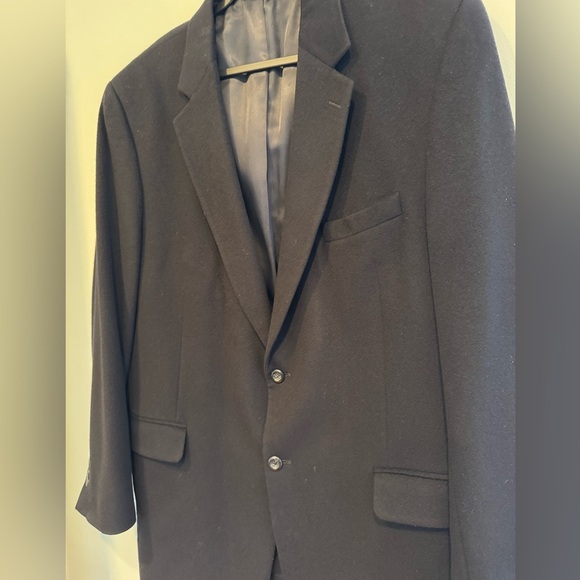 JOS A BANK NAVY 100% CASHMERE 2 BUTTON BLAZER 46L - Picture 3 of 10